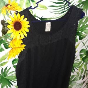 Faded glory black blouse